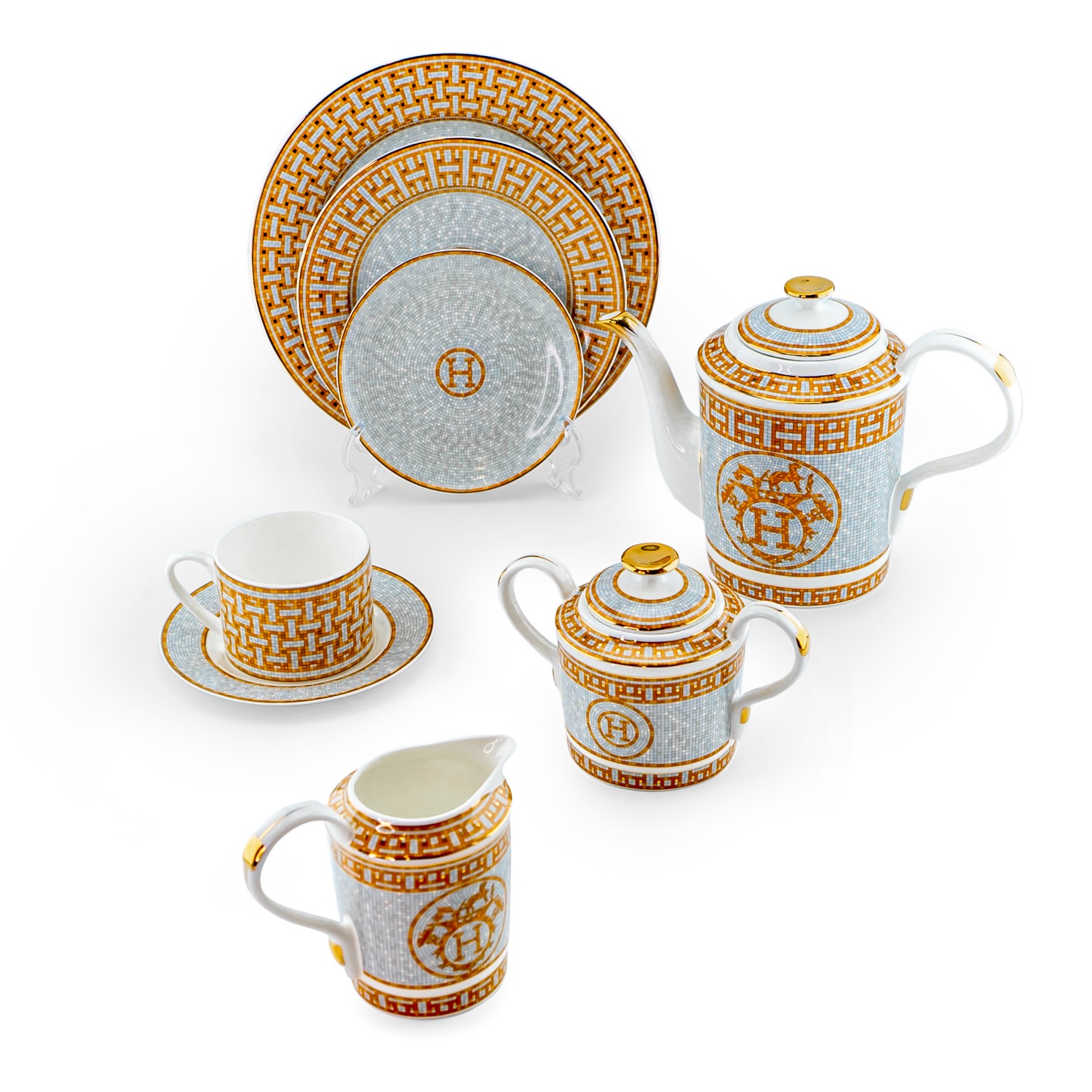Yemək və çay dəsti dəsti Hermes